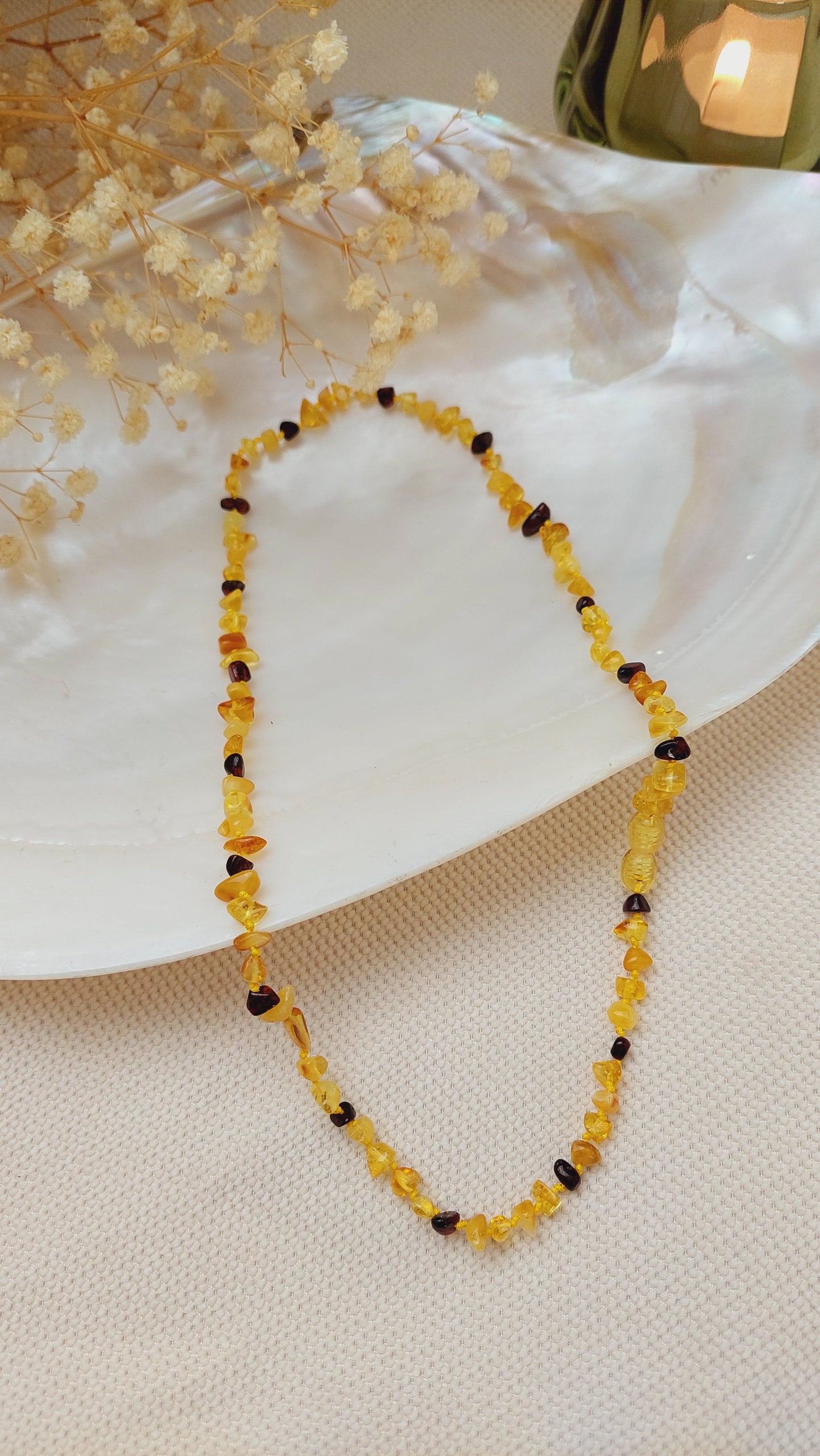 Collier ambre adulte