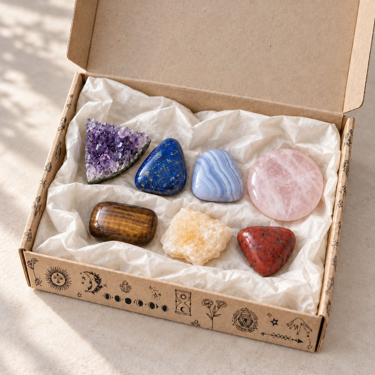 coffret pierres 7 chakras Image