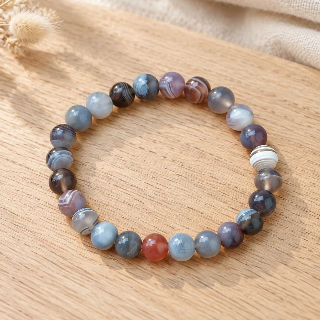 agate botswana bracelet