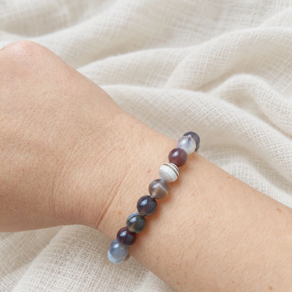 Bracelet agate du botswana
