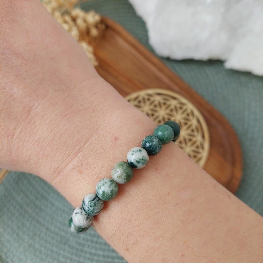 Bracelet agate arbre
