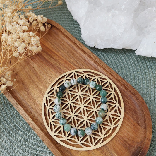 Bracelet agate arbre