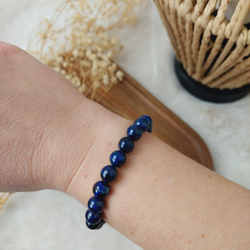 Bracelet Azurite malachite
