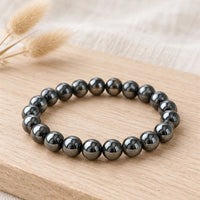 bracelet hematite bois
