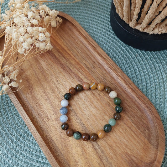 Bracelet Jaspe océan