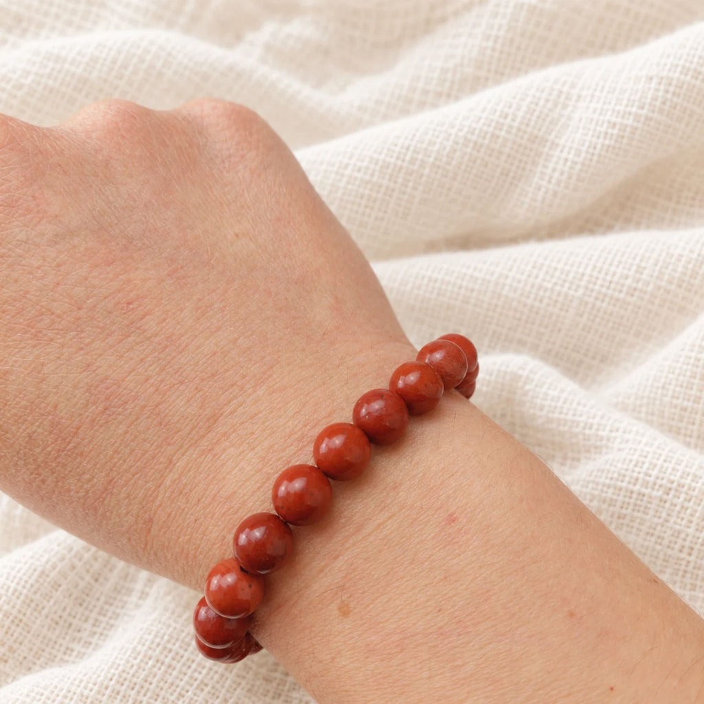 jaspe rouge bracelet zoom