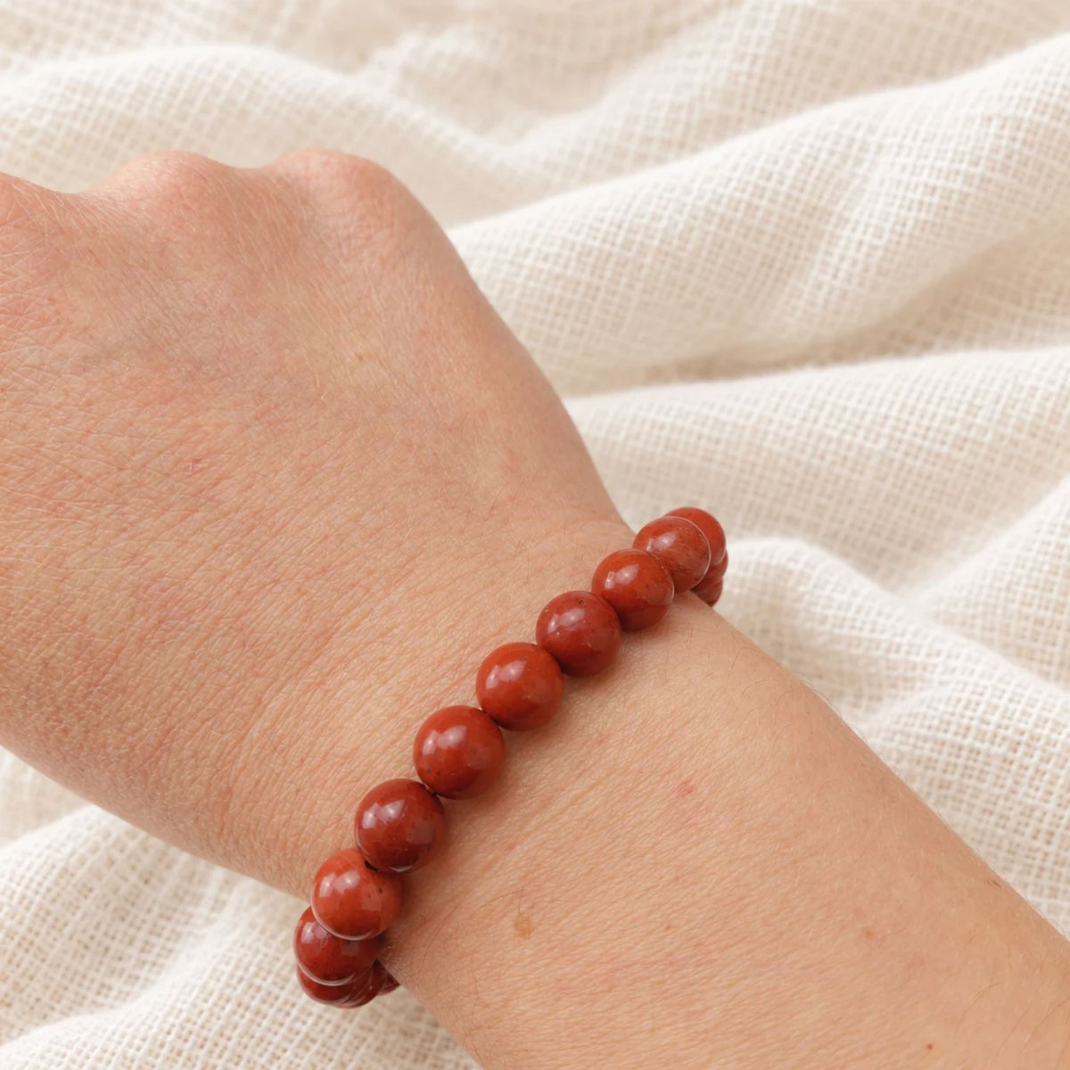 jaspe rouge bracelet zoom