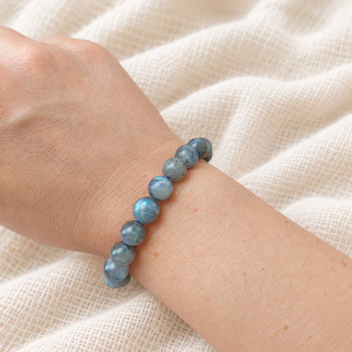 bracelet labradorite poignet