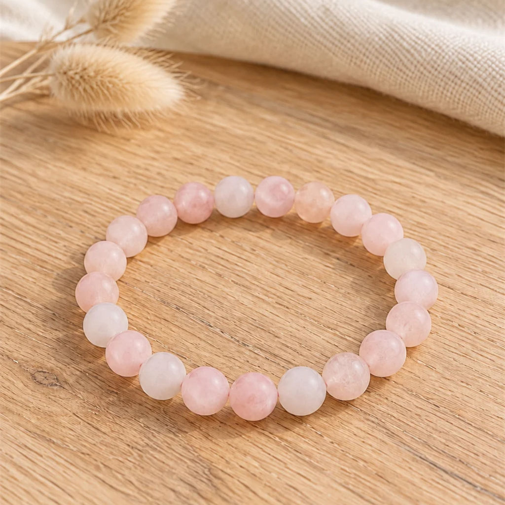bracelet morganite bois