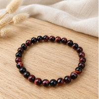 bracelet oeil de taureau bois