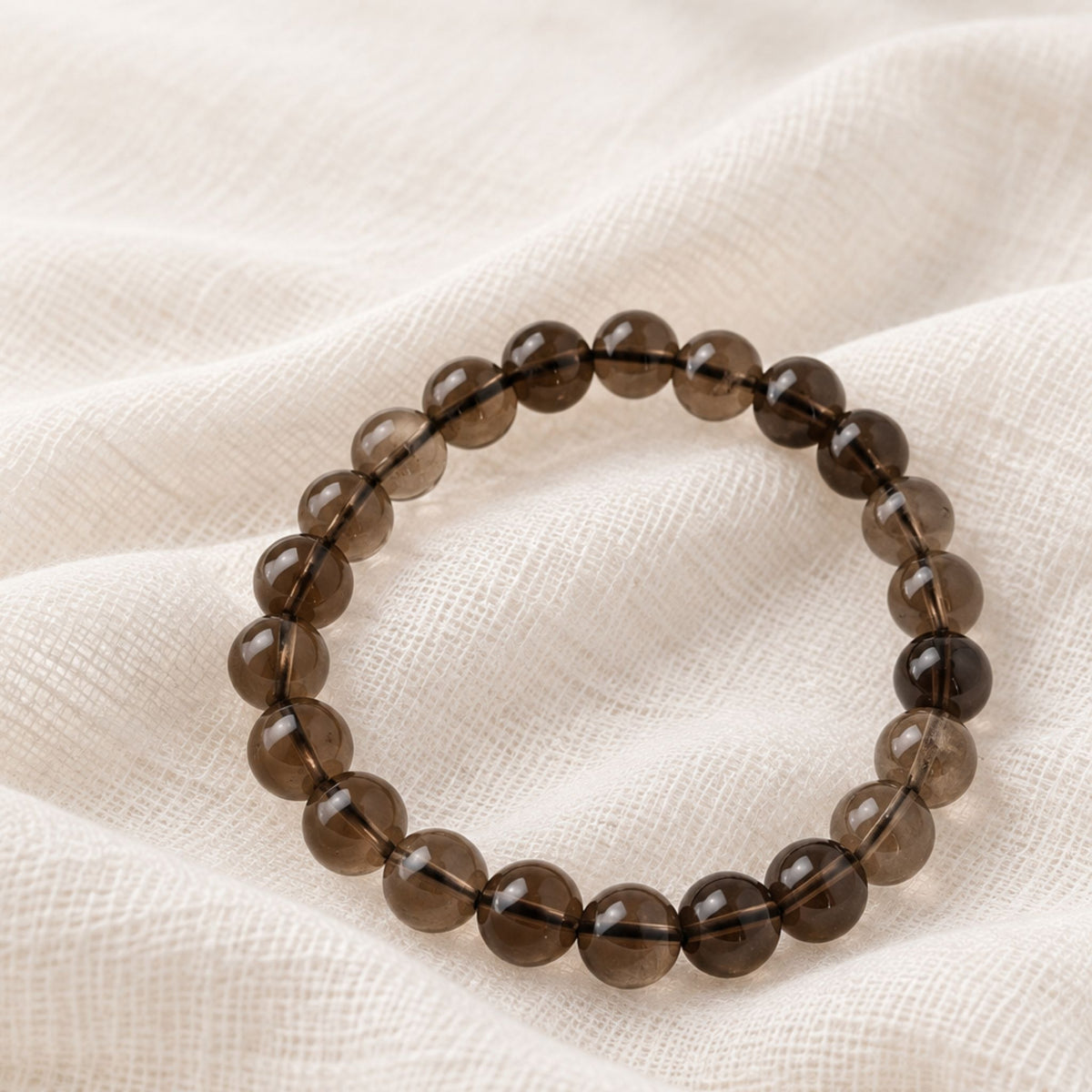 bracelet quartz fumé