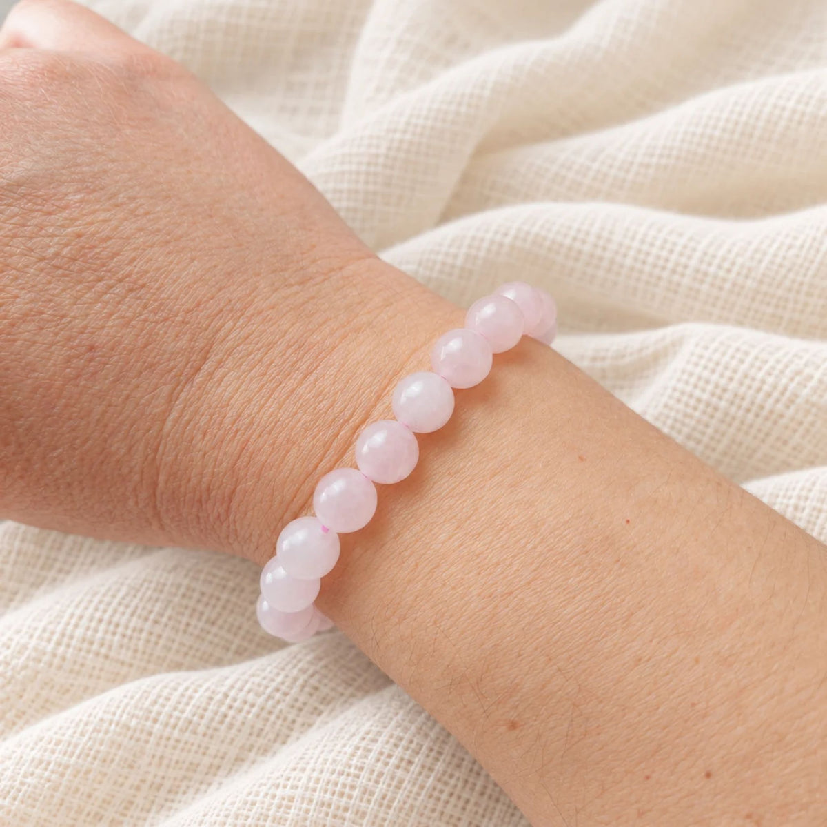 bracelet quartz rose poignet