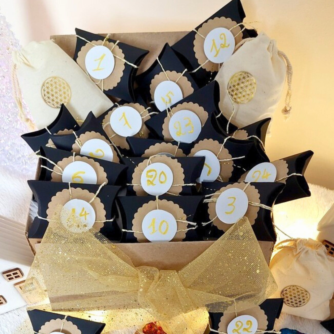 Calendrier de l'avent "Pierres et rituels"