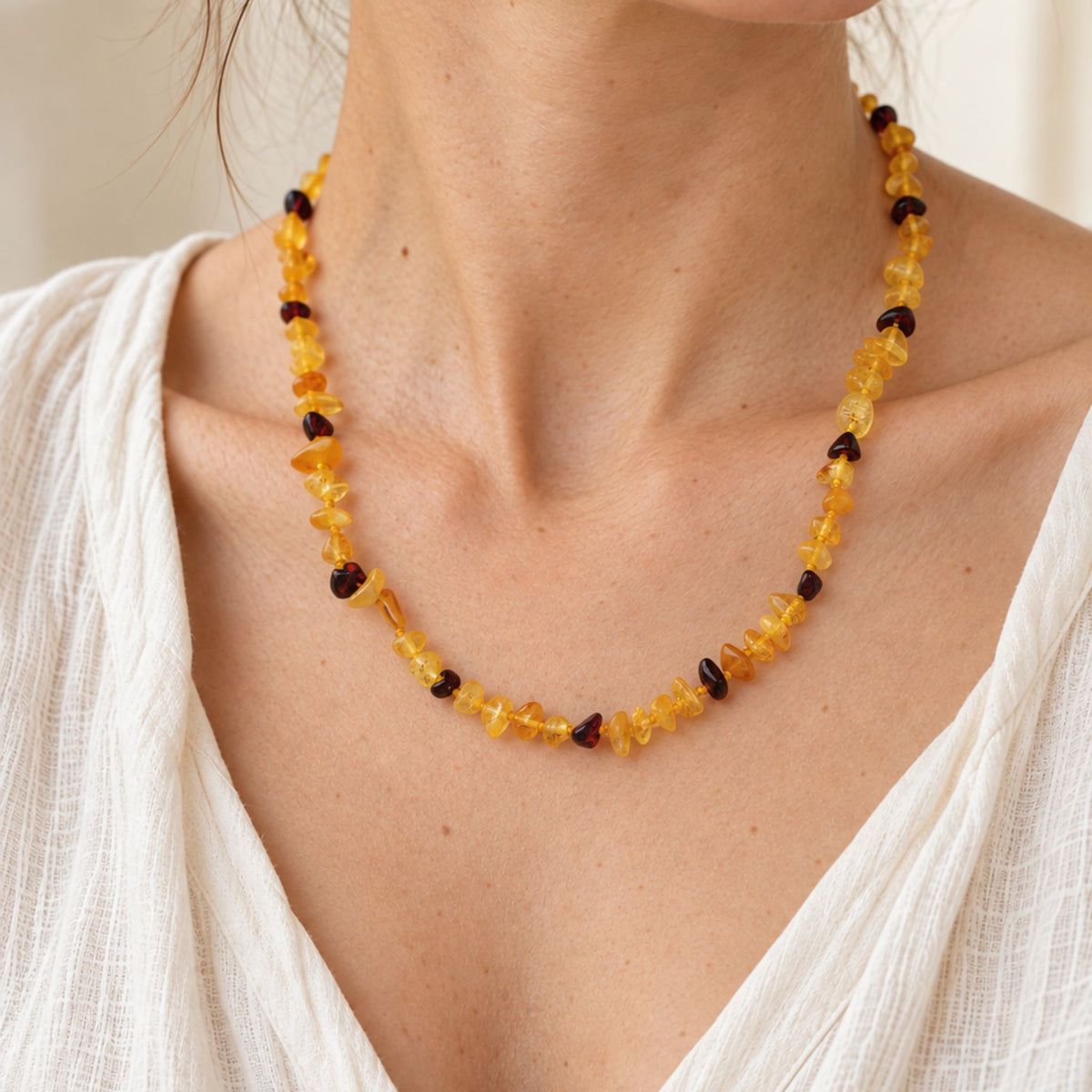collier ambre adulte