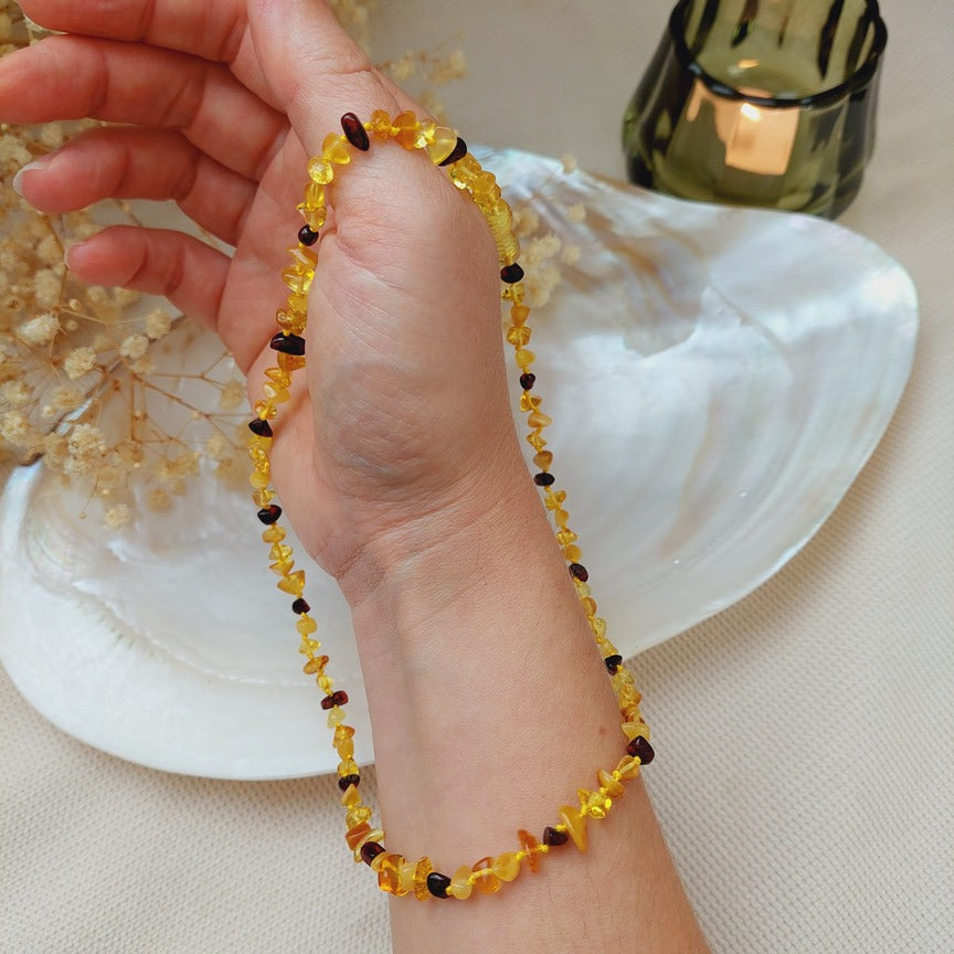 Collier ambre adulte