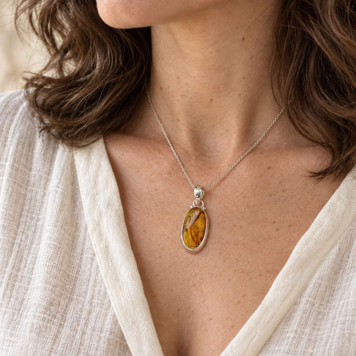 Pendentif Ambre
