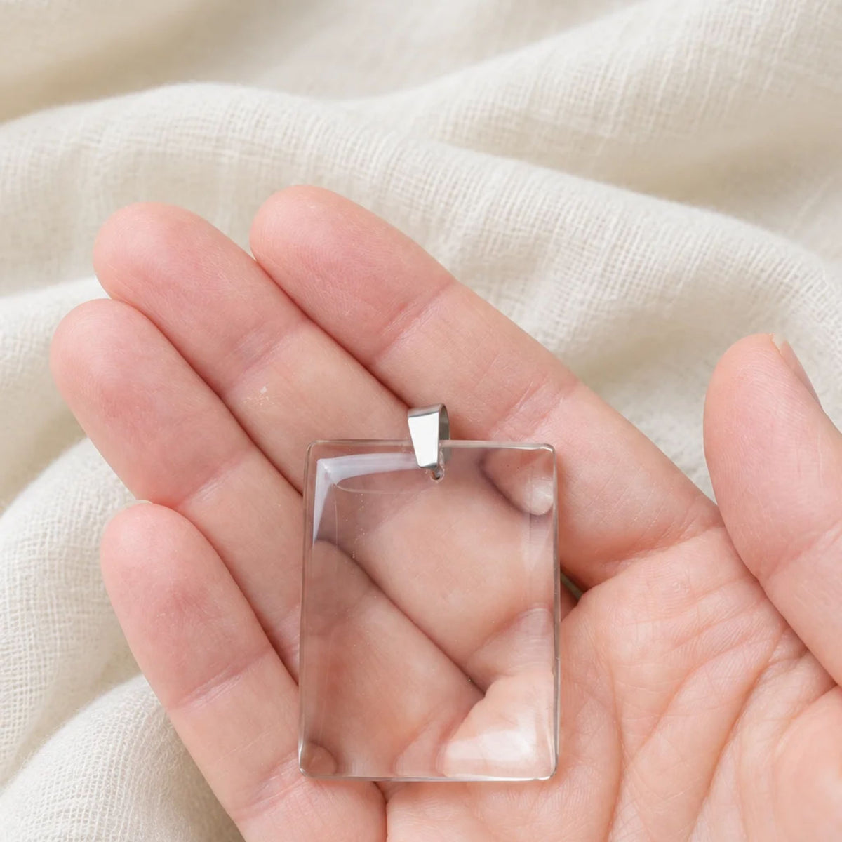 Pendentif cristal de roche
