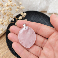 Pendentif Quartz Rose