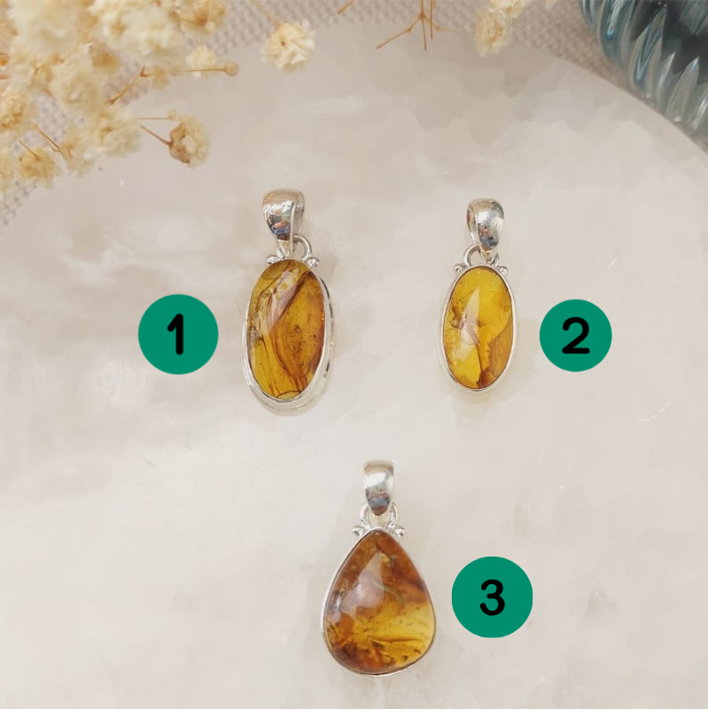 Pendentif Ambre