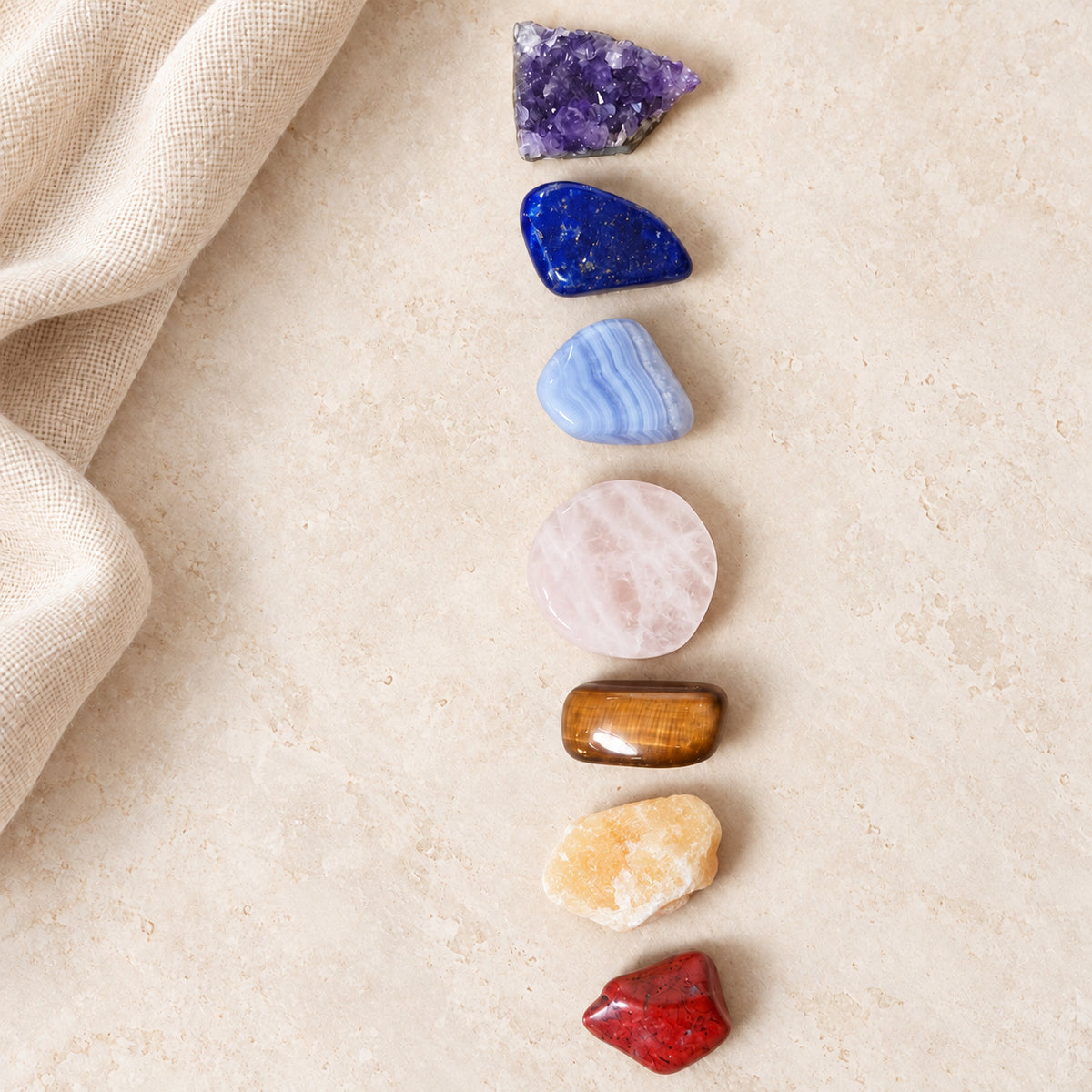 pierres 7 chakras